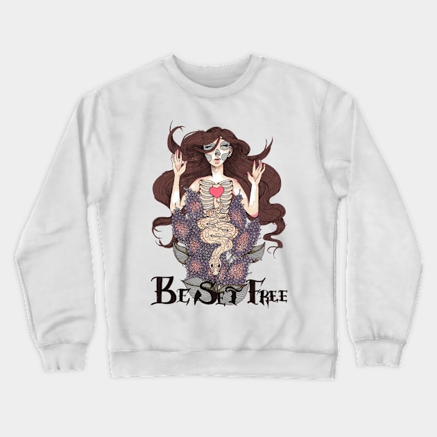 Be Set Free Crewneck Sweatshirt by WtfBugg